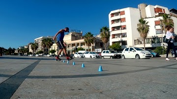 Freestyle Slalom Tricks : Tip Tap Snake !