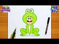 How To Draw FROG LUIGI | Super Mario Drawing Tutorial (Step-by-Step) 🐸