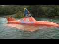 Chinese farmer finds new life in an orange submarine