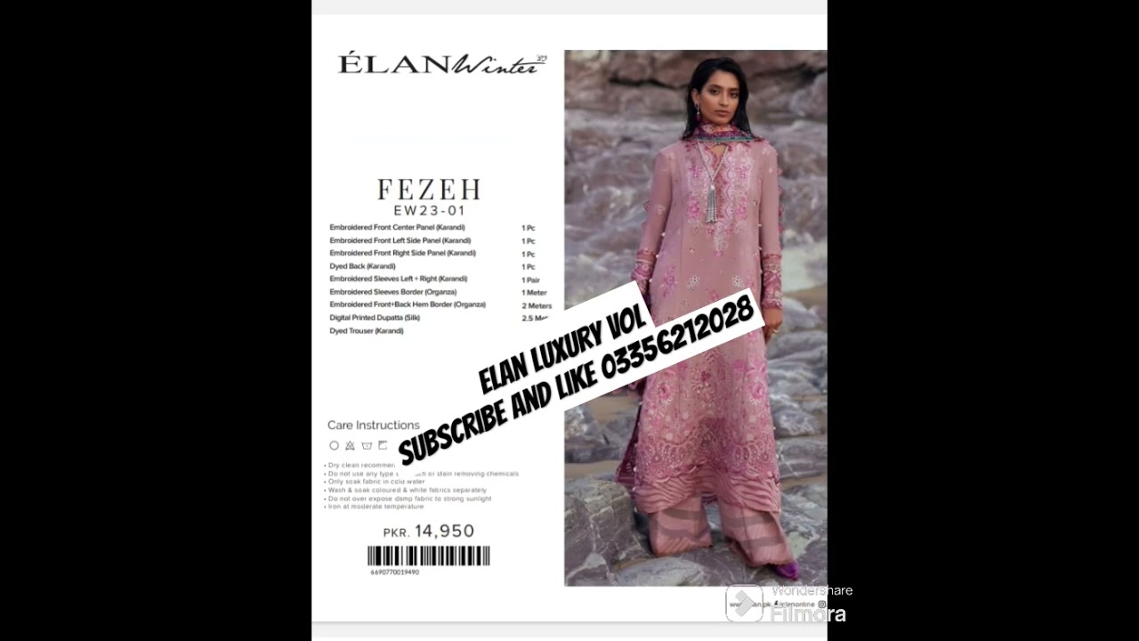 Elan Luxury Winters Collection 2023 | Original Designer Wear.... 