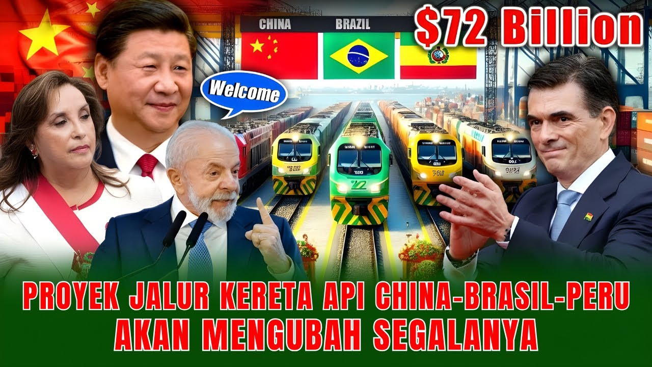 Bolivia Berupaya Bergabung dengan Jalur Kereta Api Strategis Milik China, Brasil & Peru