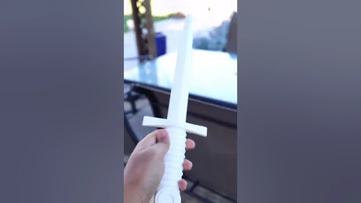 3D Printed Collapsing Dagger Sword Toy #shorts