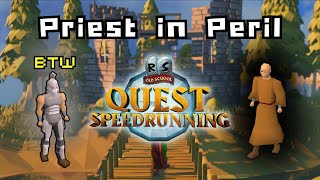 Priest in Peril Ironman Speedrun | OSRS