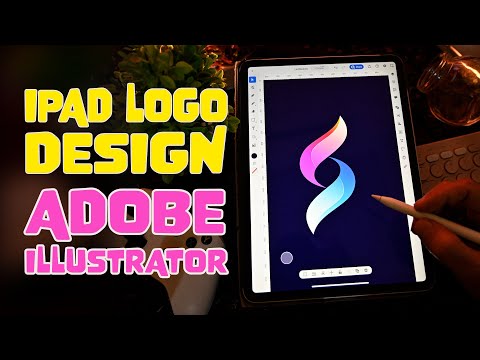 Illustrator on iPad Pro Logo Design Tutorial | Logo Design on an iPad