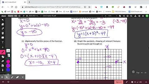 A2AB 3.8 vertex form