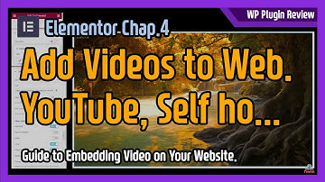 Embedding YouTube video on your website - WordPress Elementor Website Builder