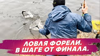 Ловля форели. В шаге от финала. #OnlySpin