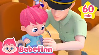 Bus Safety Song And More Nursery Rhymes | Bebefinn Songs for Kids | How's The Weather Today?