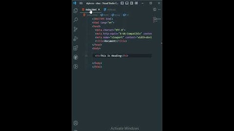 How to add internal CSS in HTML 🧐? #webinfo #training #codinglover #coders #htmlcss #htmlcss #shorts