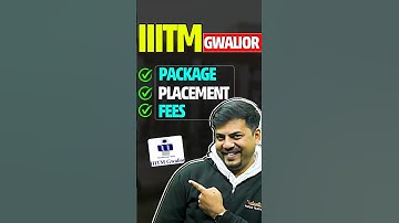 IIITM Gwalior: Everything You Need to Know 😃 #jee #jeemains #jeeadvanced #shorts #education #iit
