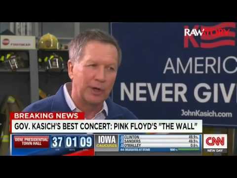 John Kasich: I'll reunite Pink Floyd as president