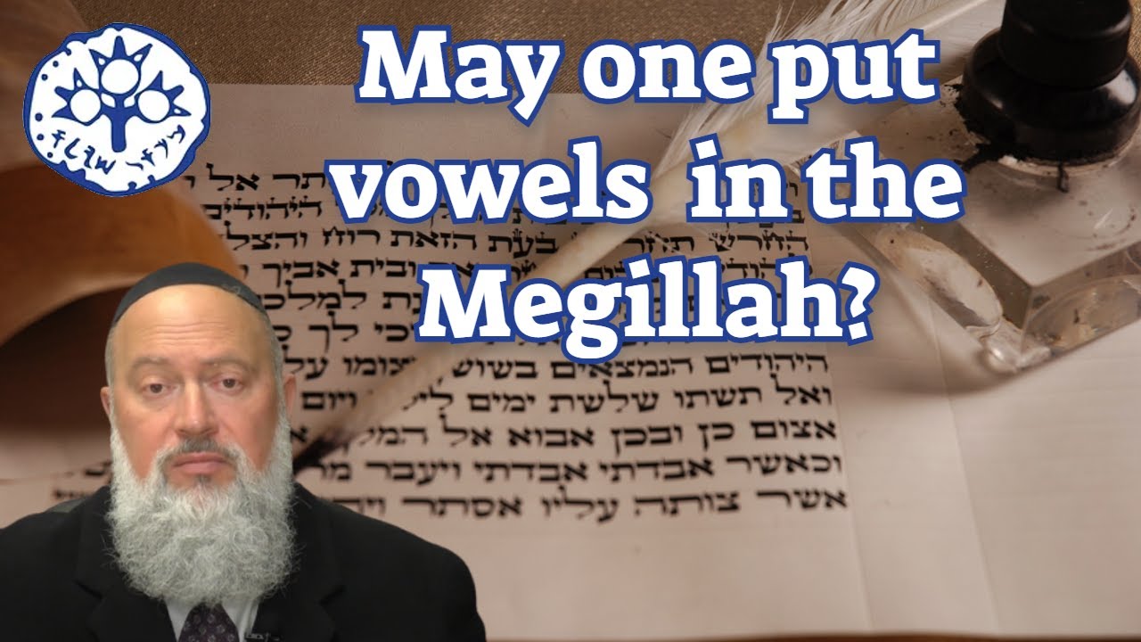 May one put vowels in the Megillah?