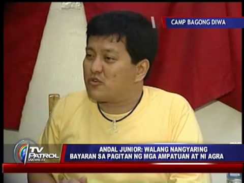 Andal Jr defends Agra, endorses Aquino