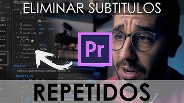 COMO ELIMINAR SUBTITULOS REPETIDOS en PREMIERE PRO CON UNA SOLA HERRAMIENTA | #premiere #hack