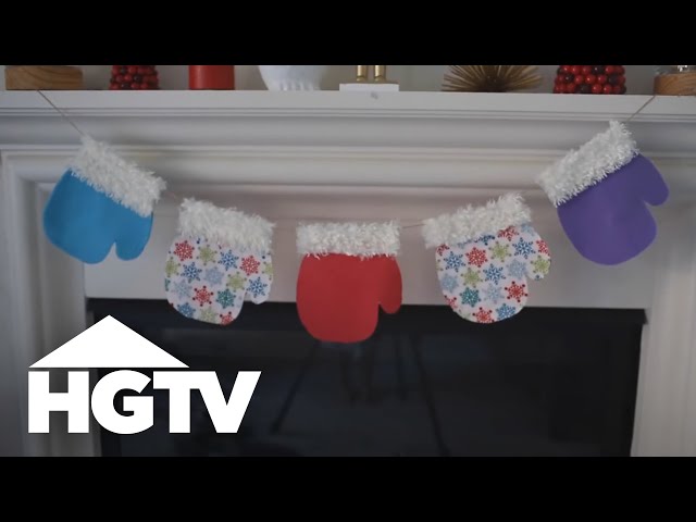 DIY Christmas Paper Garland + Socks and Mittens Cut Files - The Crafting  Nook