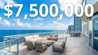 Miami Beach Penthouse Tour Inside $7,500,000 Queen of The Skies