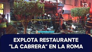 Explota restaurante \