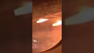 Delta Plane On FIRE!