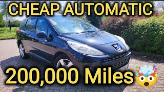 I bought a cheap high mileage Peugeot 207 Automatic with 200,000 miles - Does it work???