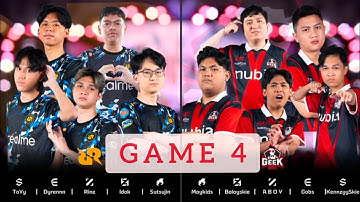 RRQ HOSHI vs GEEK FAM | MPL ID S15 LOWER BRACKET FINALS - GAME 4 MLBB