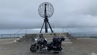 Nordkap-Motorrad-Harley-Solo-Skandinavien-Tour