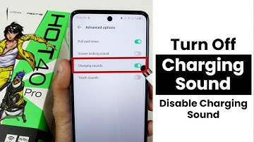 Turn Off Charging Sound In Infinix Hot 40 Pro | Disable Charging Sound