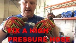 HOW TO FIND AND FIX A HIGH PRESSURE HOSE ON A PRESSURE WASHER