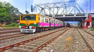 Howrah - Barddhaman - Howrah Main Line super local train in maximum speed