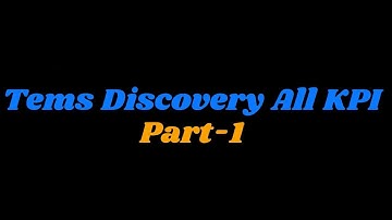 BM All KPI Tems Discovery Part-1