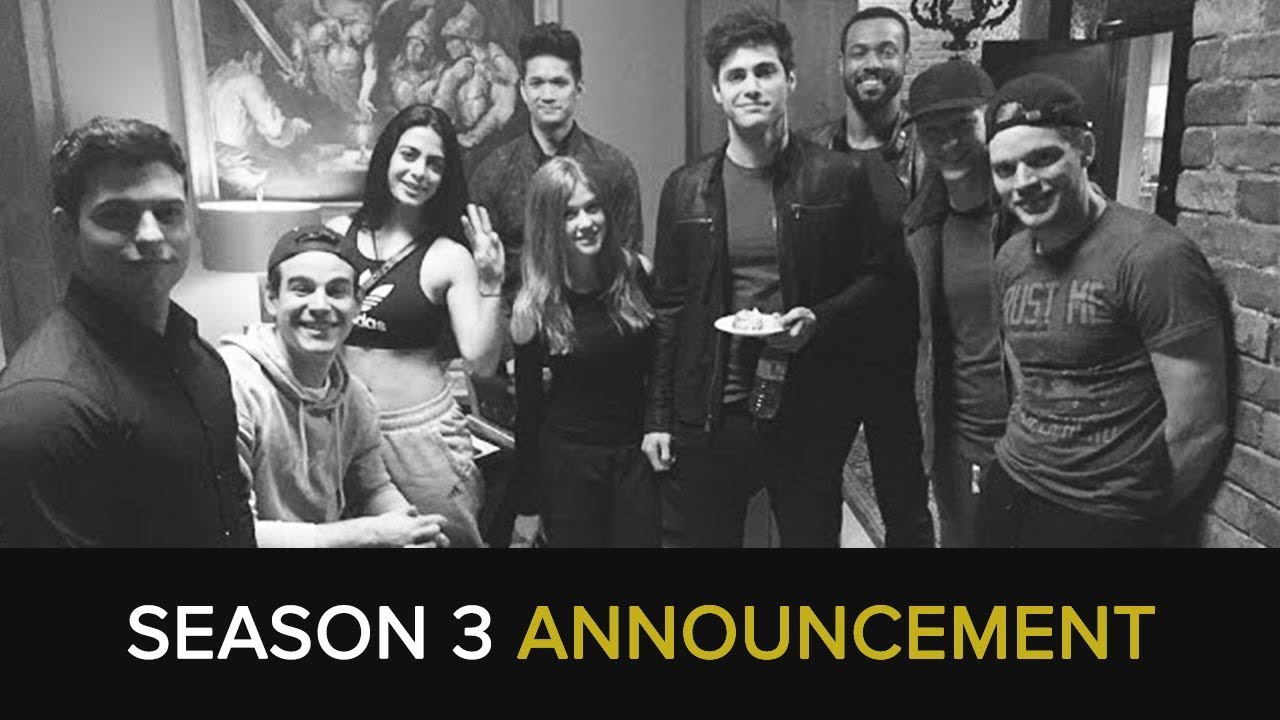 Shadowhunters Season 3 announcement during their Facebook live!