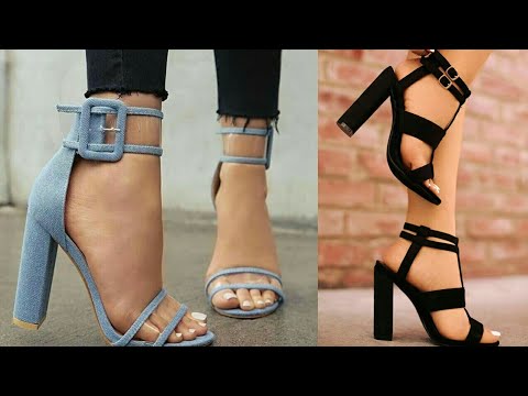 trendy block heels