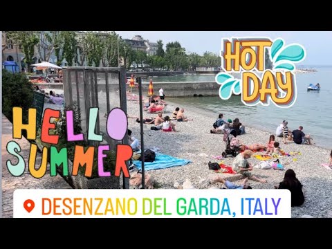 Desenzano Del Garda italy | May 2023 | Hot Day | Summer is start | 4K UHD Travel Vlog