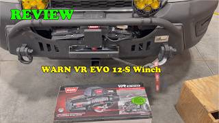 WARN VR EVO 12-S Winch Review | 12,000 lb Synthetic Rope Off-Road Recovery Winch