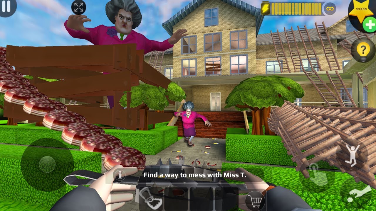 Scary Teacher 3D (Mod menu) | troll Miss T in scay teacher 3D New Chapter part 3429 #scaryteacher3d