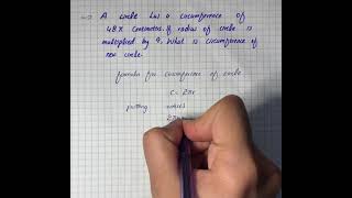A Circle Has A Circumference Of 48 Pi Centimeters. Plainmath