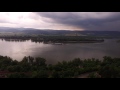 Zebegeny ariel view - the storm is coming