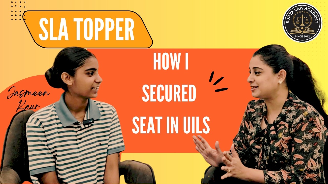 PU Law 2026 Topper Interview: Jasmine Kaur | UILS Chandigarh