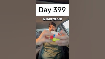 Day 399 of solving the Rubik’s cube blindfolded every single day until I break the National Record.