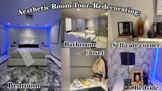 AESTHETIC ROOM TOUR+REDECORATE WITH ME!