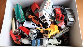 Box Full of Cars Toys siku tomica Diecast Automobiles kids car video for children
