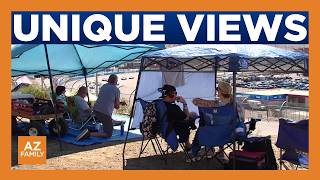 NASCAR fans take advantage of Phoenix Raceway's unique vantage points