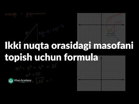 Video: Ikki Parallel Tekislik Orasidagi Masofani Qanday Topish Mumkin