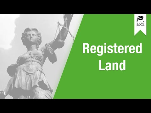 Property Law - Registered Land