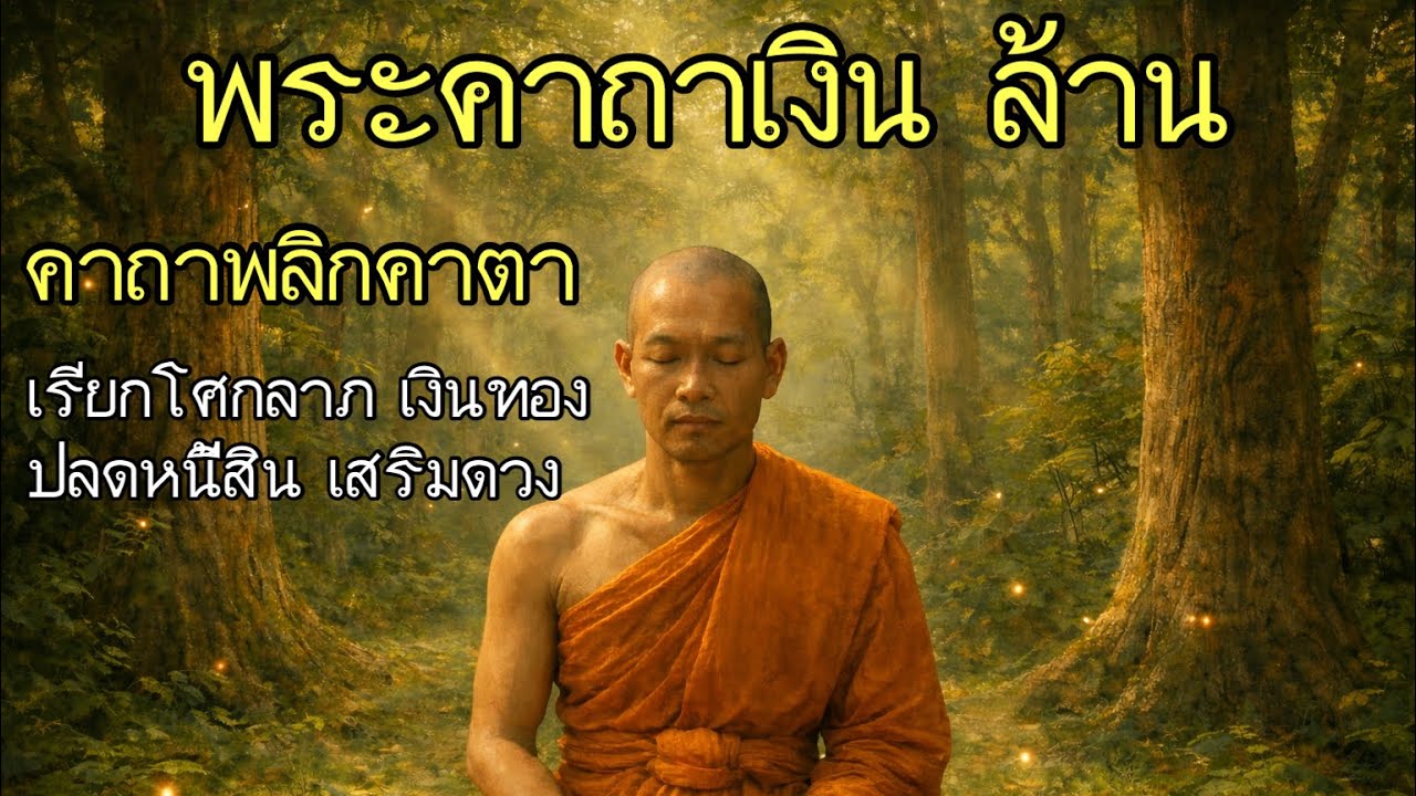พระคาถาเงิน ล้าน ปลดหนี้ มีโชคลาภรวยขื้นทันตา ￼￼ Millionaire's Mantra
