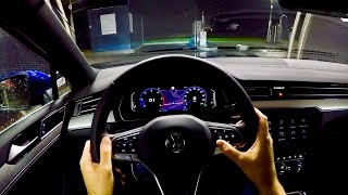 New VOLKSWAGEN PASSAT 2020 - Night POV test drive 190 HP TDI DSG (R Line facelift)
