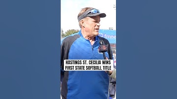 Hastings St. Cecilia wint eerste staatssoftbaltitel in de geschiedenis van de school #nebpreps #s...