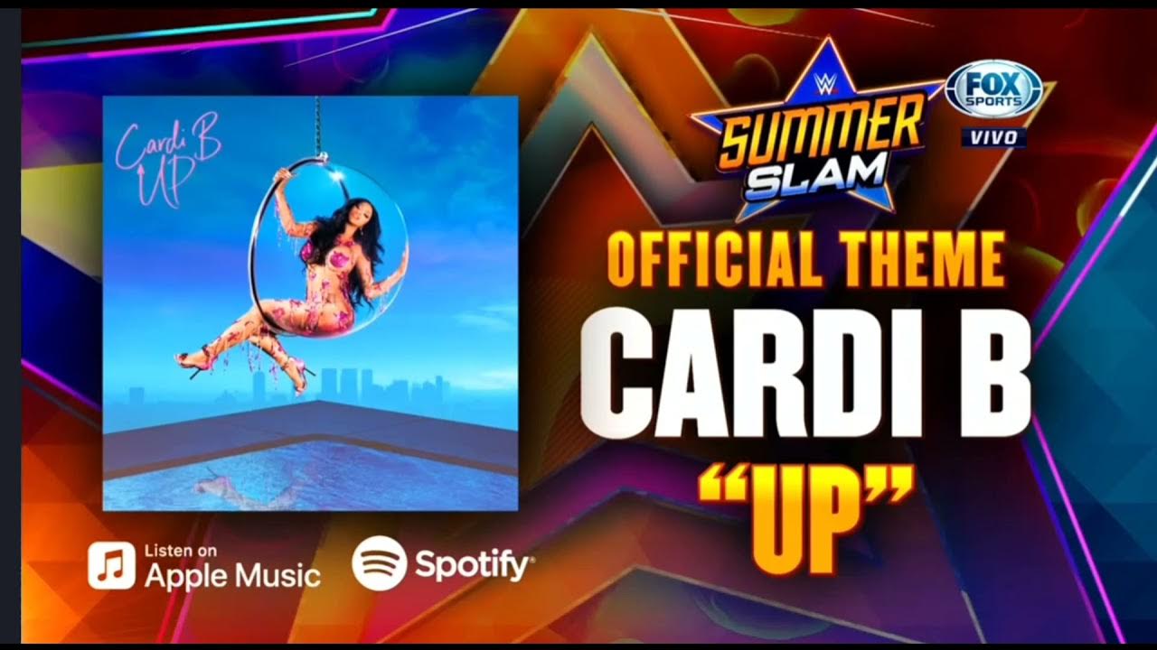 Cardi B “Up" SummerSlam 2021 Official Theme Song YouTube