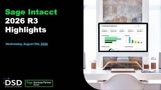 Sage Intacct 2026 R3 Release