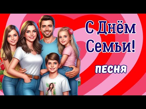 🎉 С Днём Семьи! 💖Трогательная песня-поздравление.