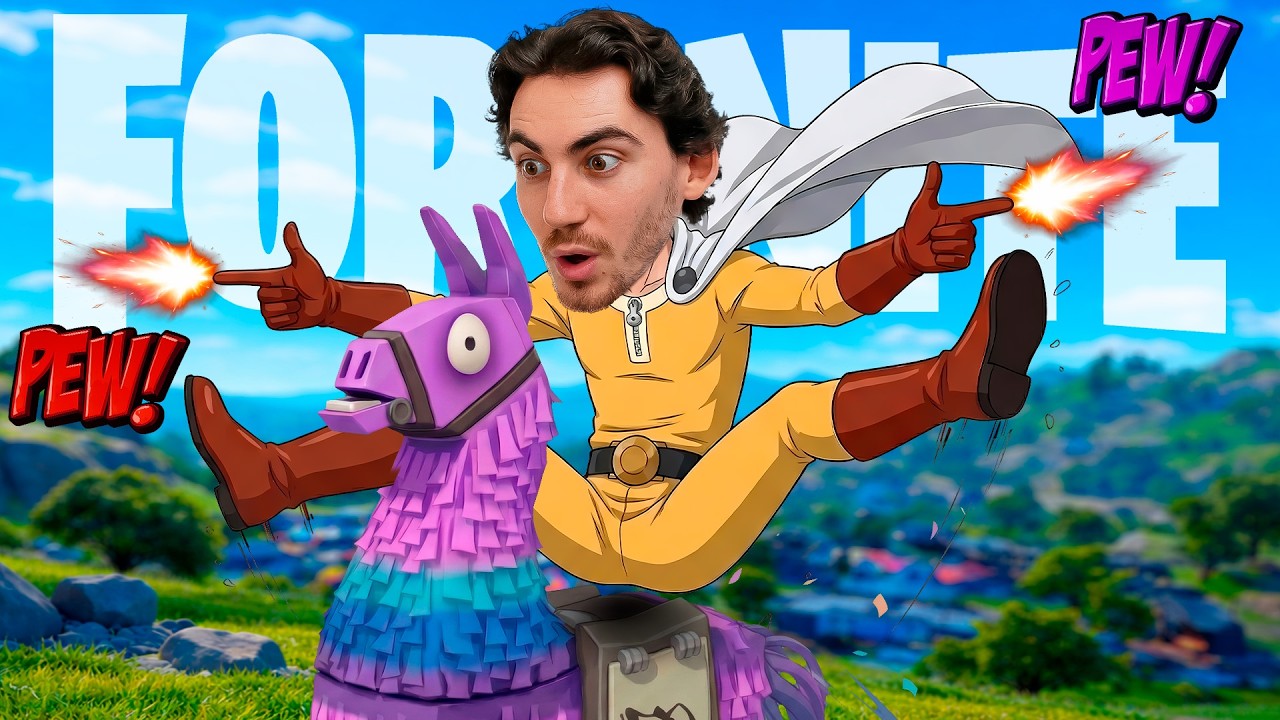 Gané disparando con los DEDOS en Fortnite